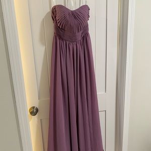 Azazie Wisteria strapless bridesmaid dress size 2